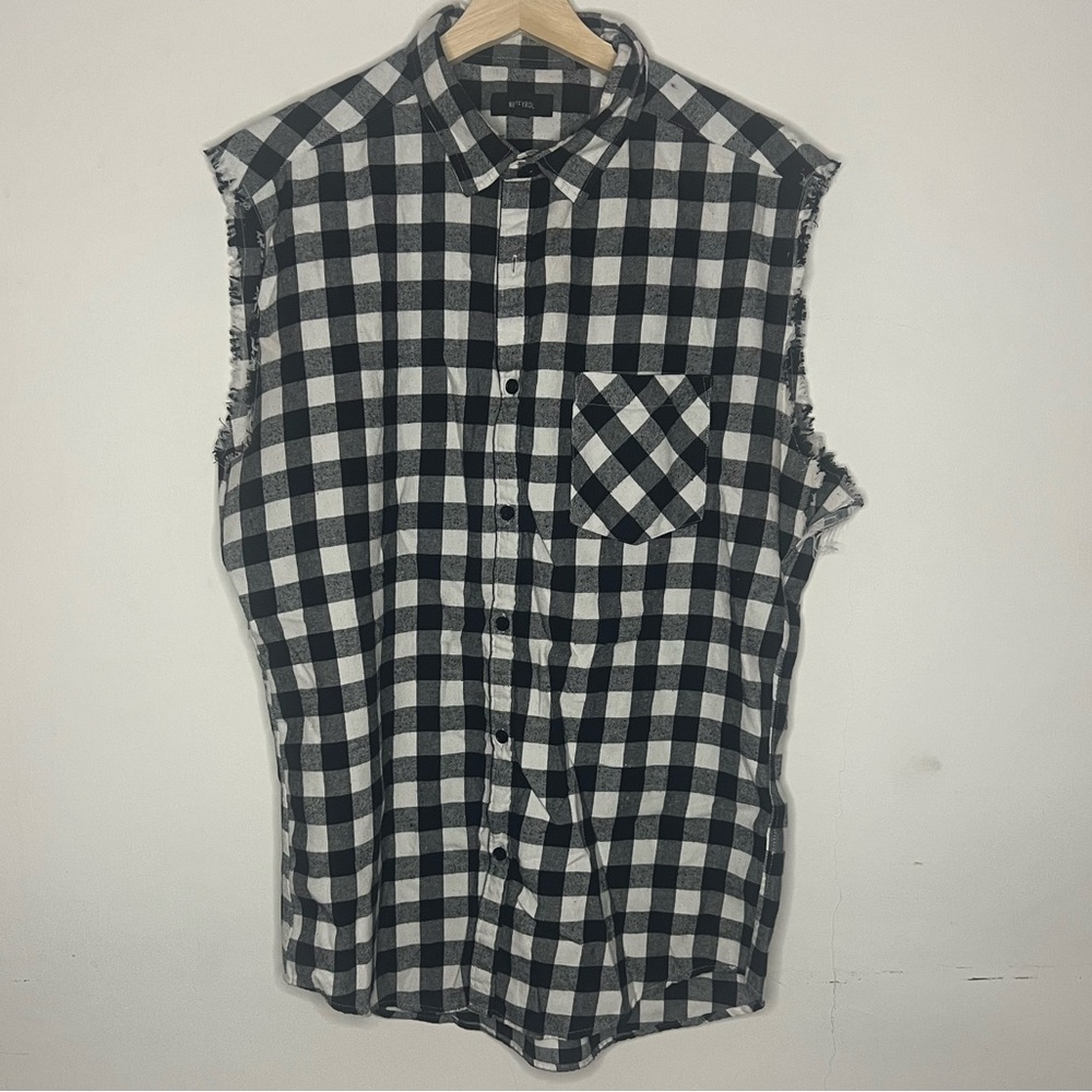 No Sleeve Flannel